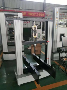 plastic pallets compression and tensile tester